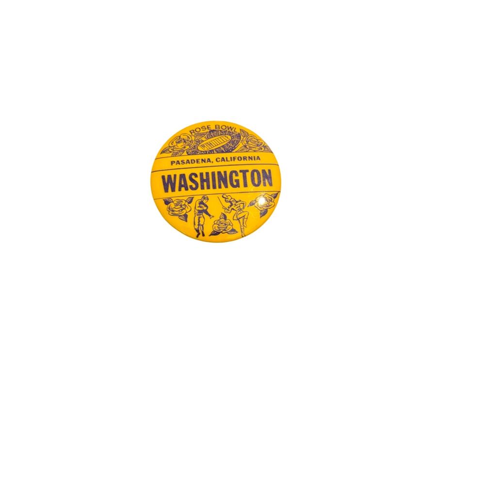 Vintage University of Washington Rose bowl pin